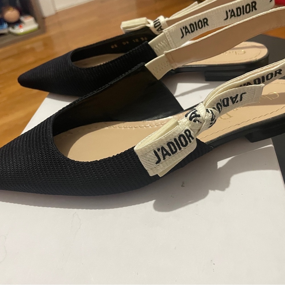 Dior sling back flats